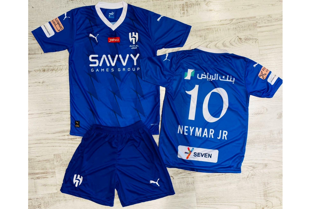 Детски футболен комплект AL HILAL NEYMAR 10  Детски футболен комплект AL HILAL NEYMAR 10